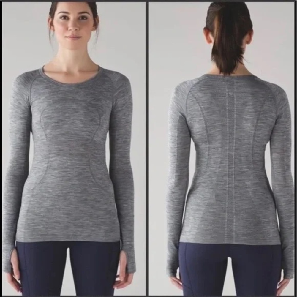 Lululemon Swiftly Tech Long Sleeve Crew Slate